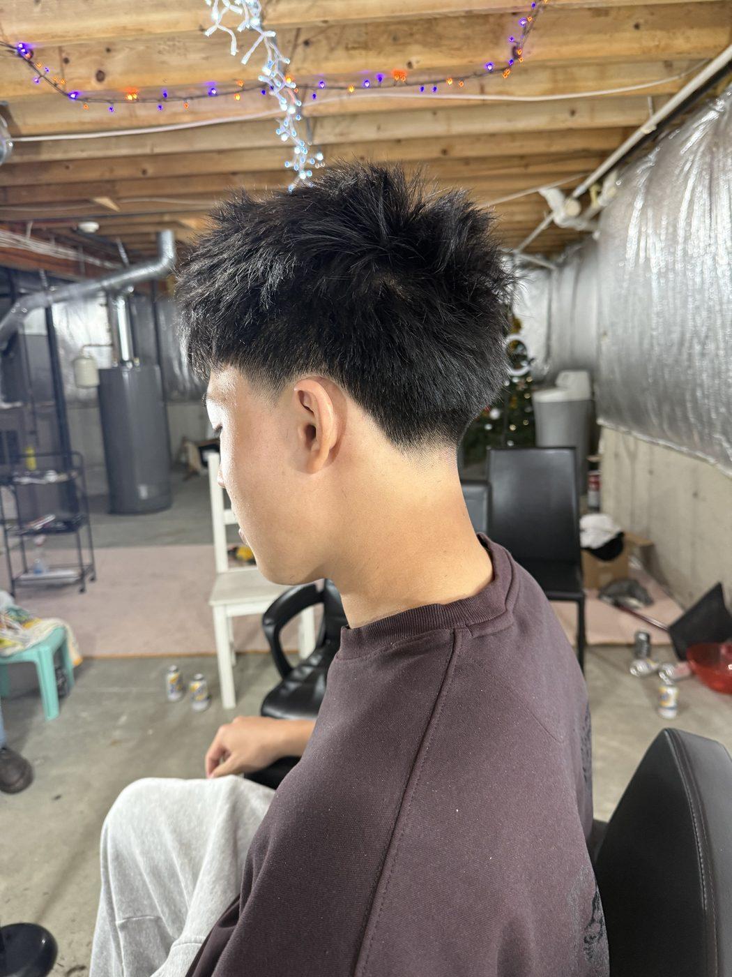 Textured curly top